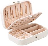 Szkatułka Pudełko Organizer Na Biżuterię kuferek  E14_Biały