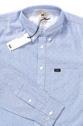 LEE SLIM BUTTON DOWN WORKWEAR BLUE L66VIKSF M na Arena.pl