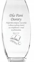 Wazon z grawer PREZENT dla Nauczyciela podziękowan