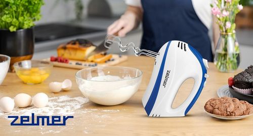 MIKSER RĘCZNY ZELMER ZHM1652 400W TURBO LEKKI ROBOT 4 KOŃCÓWKI 5 na Arena.pl
