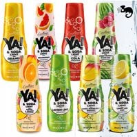 YA! KONCENTRAT SODA STREAM LIGHT ZERO bez cukru mix 8 SMAKÓW x500ml aż