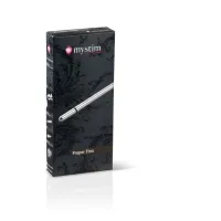 mystim thin finn - sonda intymna do elektrostymulacji, 25 cm, aluminium