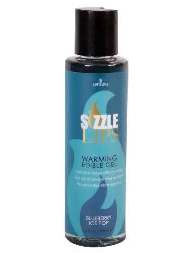 sensuva sizzle lips blueberry ice pop żel rozgrzewający 125 ml na Arena.pl