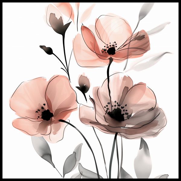 Plakat 70x70cm Subtelny Okaz zdjęcie 2