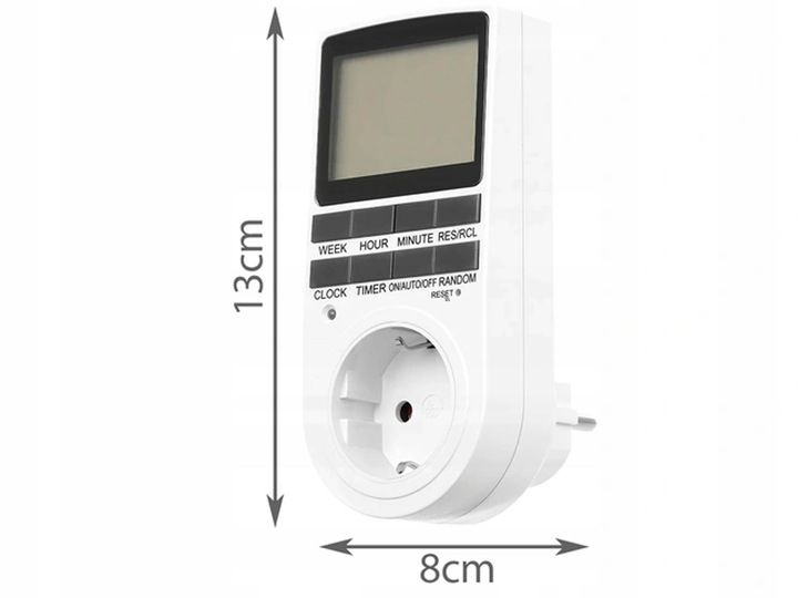 PROGRAMATOR CZASOWY WŁĄCZNIK WYŁĄCZNIK TIMER LCD zdjęcie 4