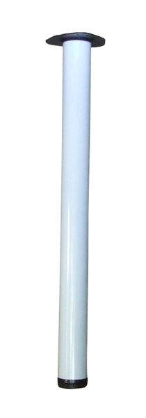 Noga do stołu blatu prosta O 710 fi 50 BIAŁA zdjęcie 2