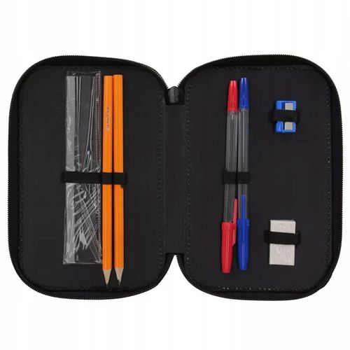 PIÓRNIK SZKOLNY TRZYKOMOROWY Z WYPOSAŻENIEM DLA CHŁOPCA PIXEL PAD GAME na Arena.pl