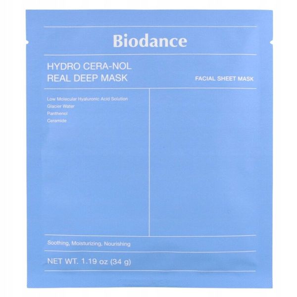 BIODANCE Hydro Cera-Nol Real Deep Mask kolagenowa maska 4 szt. ORYGINALNA zdjęcie 1