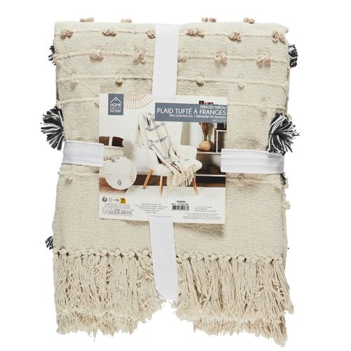 Koc/ Pled Tuffo 125x150cm kremowy na Arena.pl