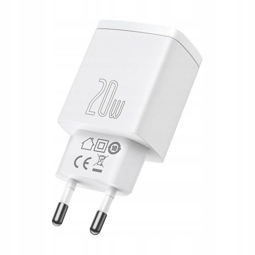 Szybka ładowarka sieciowa USB-A / USB-C Baseus Compact CCXJ-B02 20W 3A PD Q na Arena.pl