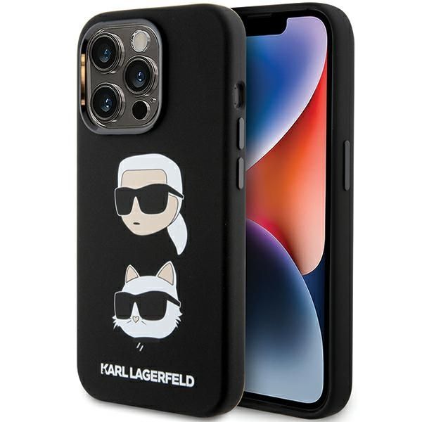 Etui Karl Lagerfeld do iPhone 15 Pro, Czarny zdjęcie 1