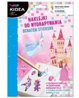 NAKLEJKI DO WYDRAPYWANIA KIDEA  MAGICZNY ŚWIAT