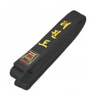 Pas Pasy Z Haftem Taekwondo 180 cm Czarny