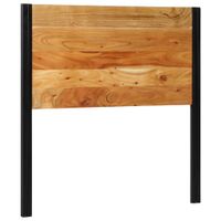 Zagłówek 100 cm lite drewno akacjowe i żelazo