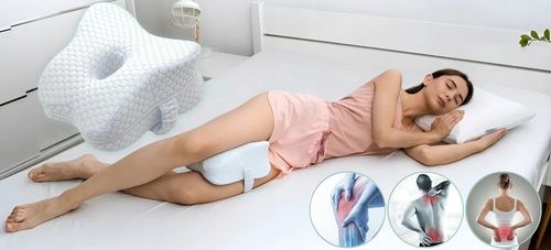 PODUSZKA ORTOPEDYCZNA KLIN MIĘDZY NOGI KOLANA DO SPANIA SEPARATOR na Arena.pl