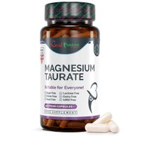 Naturalny Taurynian Magnezu 500mg 100 wegańskich kapsułek Biodostępny