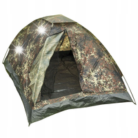 Mil-Tec Namiot Wojskowy Iglu Standard 3-osobowy Flecktarn