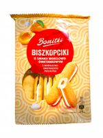 Biszkopciki Bonitki 170g o smaku Morelowo-śmietankowym