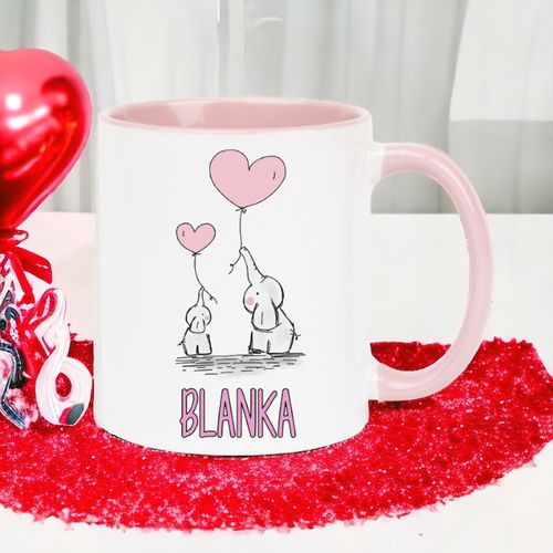 Kubek z nadrukiem prezent dla dziewczynki koleżanki z imieniem dziecka na Arena.pl