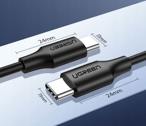 Kabel USB-C do USB-C UGREEN US286, 3m (czarny) na Arena.pl