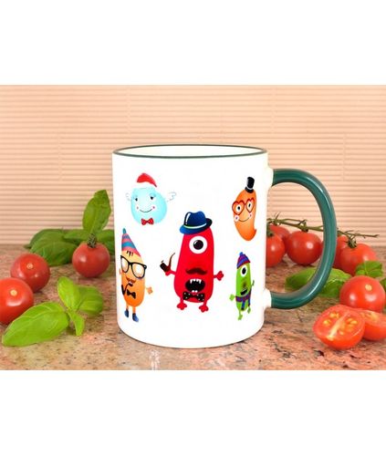 Kubek Z TEGO KUBKA PIJĘ JA I MOJE BAKTERIE Prezent, do domu i biura na Arena.pl