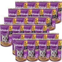 Whiskas Mokra karma dla kotów z kurczakiem w sosie 400 g x 24 sztuki