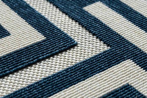 RUG/LU/WINK/MAZE/CREAM+BLUE/140x200 na Arena.pl