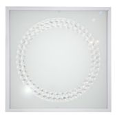 Lux plafon 29x29 16W LED 6500K biały duży ring