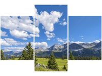 90X60CM OBRAZ WIDOK ALPY TAMBAKO THE JAGUAR TRZY OBRAZY