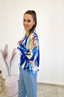 Chabrowa Wzorzysta Koszula Damska Picasso UNI