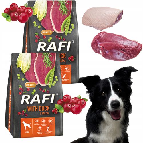 sucha karma dla psa rafi adult z kaczką 3 kg - 2 szt. na Arena.pl