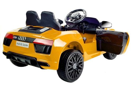 Auto na Akumulator Audi R8 Spyder Żółty na Arena.pl
