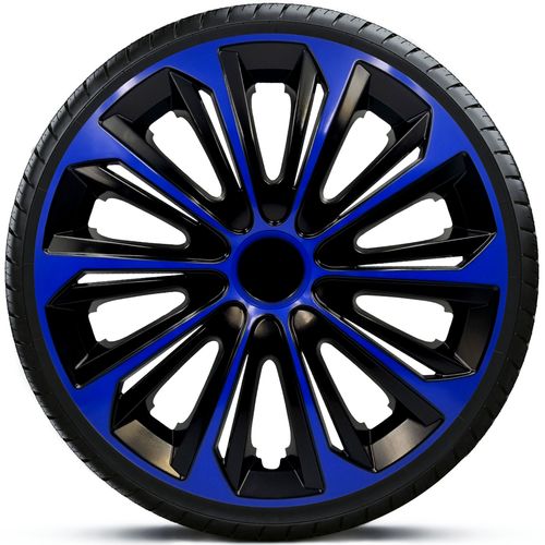 Kołpaki 14 4x  STRONG BLUE BLACK TUNING na Arena.pl