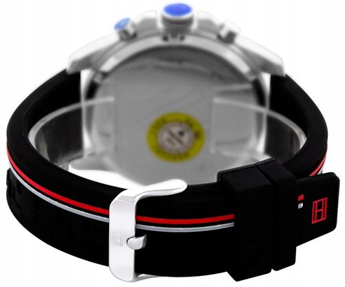 ZEGAREK MĘSKI TOMMY HILFIGER 1791473 DECKER +BOX +GRAWER datownik czarny na Arena.pl