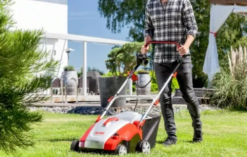 AERATOR WERTYKULATOR Elektryczny AL-KO 1500W 36 cm 2 WAŁKI 3w1 Kosz 55 na Arena.pl