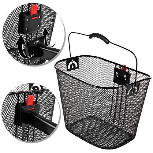 Metalowy Koszyk na Rower, Kierownicę + Wkład na Arena.pl