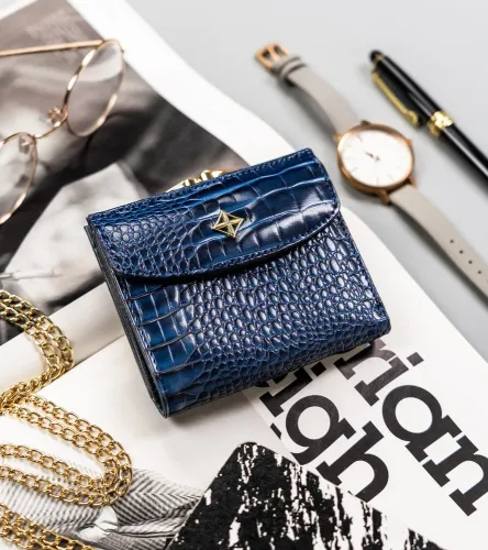 mały portfel damski na bigiel i zatrzask - milano design na Arena.pl