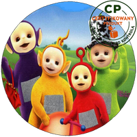 Opłatek na tort - Teletubisie