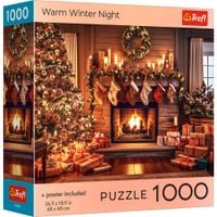 puzzle 1000 usa collection warm winter night 99283