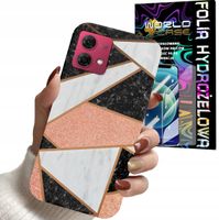 ETUI DO MOTOROLA EDGE 40 NEO - GEOMETRYCZNE WZORY KOBIET PLECKI + FOLIA