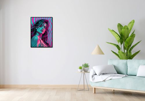 Plakat 50x70cm Neonowy Wzrok na Arena.pl