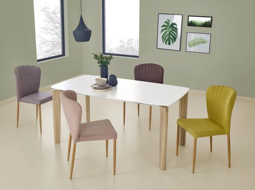 WEBER stół biały / dąb sonoma na Arena.pl