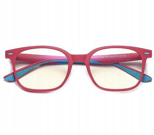 Dziecięce okulary do Komputera BLUE LIGHT ochronne JUNIOR + ETUI + SZMATKA na Arena.pl