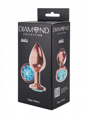 plug butt plug diamond topaz shine l rose gold na Arena.pl