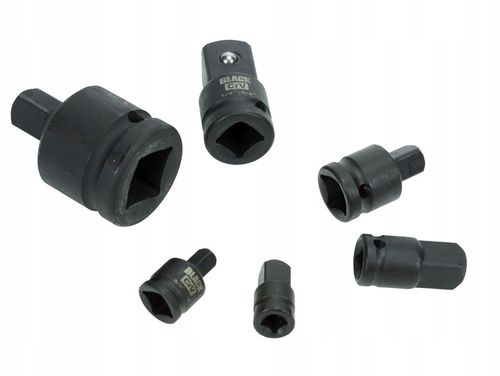 REDUKCJE ADAPTERY REDUKCYJNE 1/2 1/4 3/8 3/4 8szt BLACK na Arena.pl