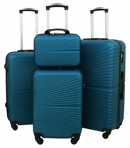 ZESTAW WALIZEK 4w1 WALIZKA PODRÓŻNA NA KÓŁKACH GRAVITT 1203 na Arena.pl