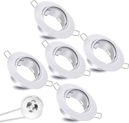 Ramka do Reflektorów Wpuszczanych GU10 zestaw 5szt na Arena.pl