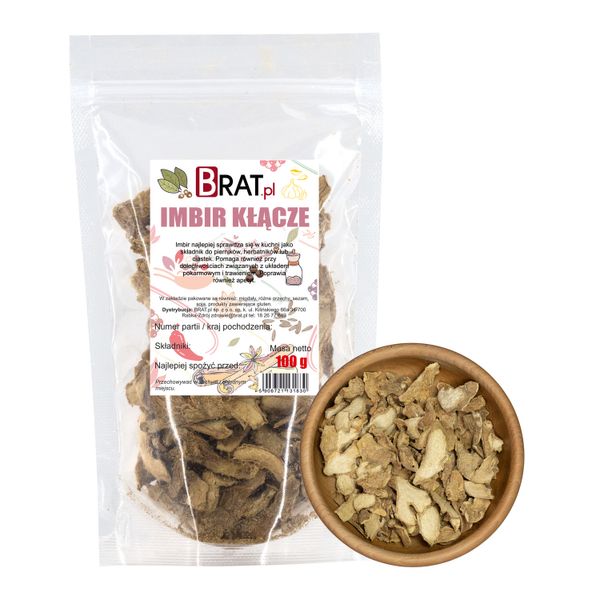 Imbir kłącze 100g zdjęcie 1