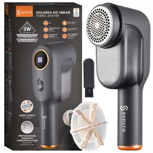 GOLARKA DO UBRAŃ AKUMULATOROWA USB-C LCD + ZAPASOWE OSTRZA + DUŻY na Arena.pl