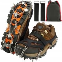 RACZKI NA BUTY NAKŁADKI ANTYPOŚLIZGOWE TURYSTYCZNE r. 38-45 + RZEPY + ETUI